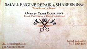 Doug Williams - Small Engine Repair & Sharpening Doug Williams - Small Engine Repair & Sharpening